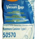 Kenmore 50570 Vacuum Cleaner Bags 8 bags In Pack KER-1457