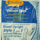 Bissell Style 1 & 7 Upright Vac Cleaner Bags 94-2428-01