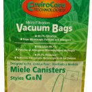 Miele Canister G/N 5pk 2 Flt Allergan Vacuum Bags