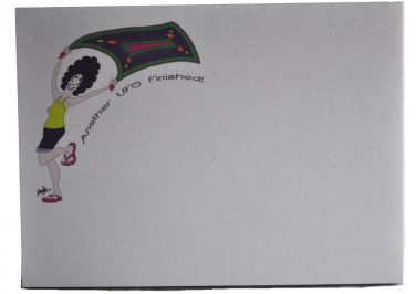 Another UFO Finished Sewing Themed Note Pad