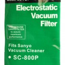 Sanyo Model SC-FE1, SC-800P Vacuum Cleaner Filter, SA-18040