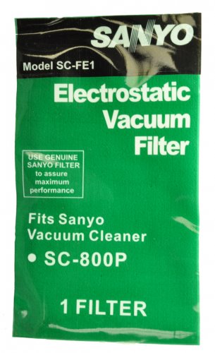 Sanyo Model SC-FE1, SC-800P Vacuum Cleaner Filter, SA-18040