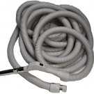 Central Vac Hose Assy 40Ft Low Voltage Crushproof Hose With Switch-Grey Central Vac Hose Assy 40Ft Low Voltage Crushproof Hose With Switch-Grey