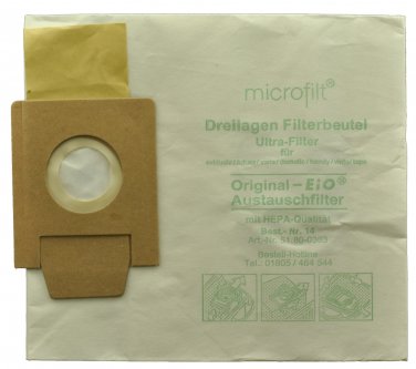 EIO Vacuum Cleaner Bags 5 Bags In Pack 51.80.0363