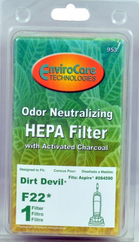 Dirt Devil Aspire 084590 Upright Vacuum Cleaner Style F22 Hepa Filter