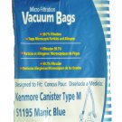 Kenmore Type M Canister Vacuum Cleaner Bags