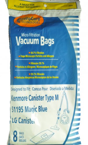 Kenmore Type M Canister Vacuum Cleaner Bags