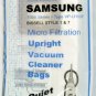 Bissell Vacuum Cleaner Style 1, 7 Bags  SMR-1430
