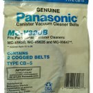 Panasonic Type CB-5 Gear Belt, 2 Pack, MC-V320B, P-MC320B