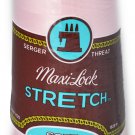 A&E Maxi Lock Stretch Textured Nylon Pink Serger Thread MWN-32039