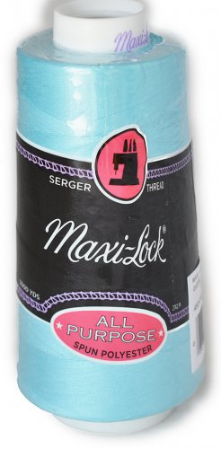 Maxi Lock All Purpose Thread Queens Turquoise 3000 YD Cone MLT-055