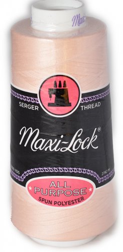Maxi Lock All Purpose Thread Shrimp Pink 3000 YD Cone  ML-32980