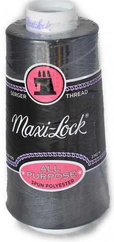 Maxi Lock All Purpose Thread Graphite 3000 YD Cone MLT-026