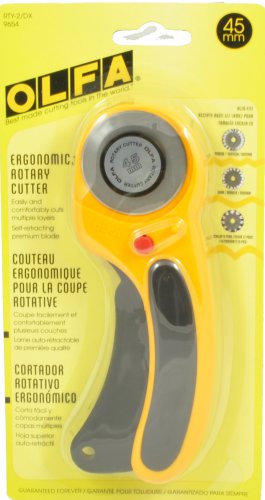 Sewing OLFA Ergonomic Rotary Cutter 45mm RTY-2EG