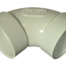 Central Vacuum PVC 2"  Medium 90 Degree Elbow 06-0658-05