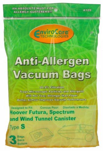Hoover Type S Canister Vacuum Cleaner Bags HR-1449A