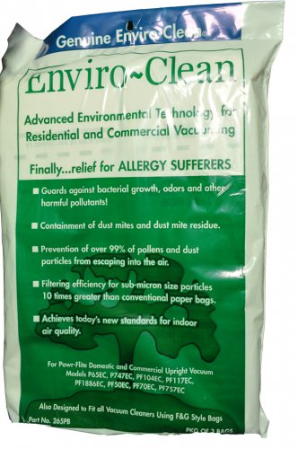 Powr-Flite Vacuum Cleaner Bags P65EC, P747EC, PF104EC