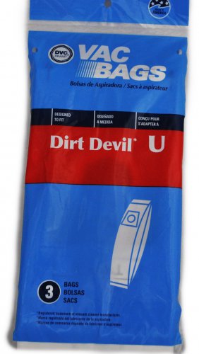 Dirt Devil Upright Vacuum Cleaner Type U Bags 89200