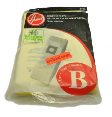 Hoover Upright Vacuum Cleaner Type B Bags 4010103B