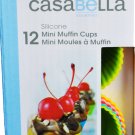 Casabella Muffin Cups Mini 2 Inch Silicone Set Of 12 Casabella Muffin Cups Mini 2 Inch Silicone Set Of 12
