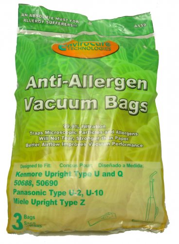 Kenmore 50688 Upright Vacuum Cleaner Bags 46-2458-04