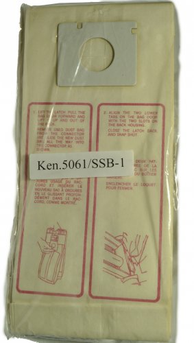 Simon SSB-1 Disposable Vacuum Bags, 3 Pack Designed to Fit Singer