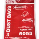 Kenmore 5055 Canister Dust Bags, 3 Pack
