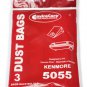 Kenmore 5055 Canister Dust Bags, 3 Pack