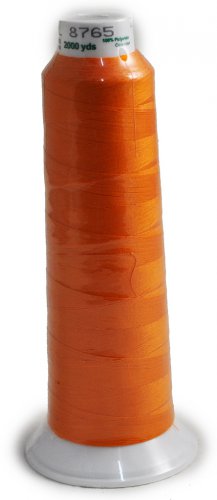 Madeira Poly Orange 2000YD Serger Thread 91288765