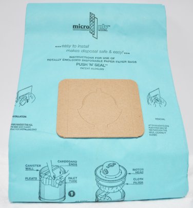 Oreck Commercial Canister Vacuum Cleaner Bags PT10, PT-57