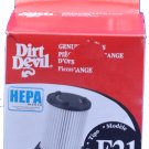 Dirt Devil F21 Bagless Vision Vacuum Cleaner Filter, AD40005 Dirt Devil F21 Bagless Vision Vacuum Cleaner Filter, AD40005