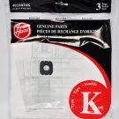Hoover Type K Canister Vacuum Bags 3 Pack 4010028K