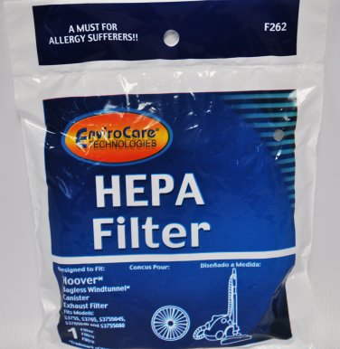 Hoover Bagless Windtunnel Canister HEPA Exhaust Filter F262