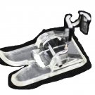 Presser Foot Hinged Satin Low Shank Transparent Plastic 5616