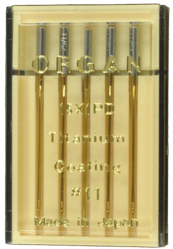 ORGAN Sewing Machine Needles Size 75/11, 15X1TPD-75