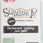 STABALIZE IT EMBROIDERY STABALIZER.  PERMANENT TOPPING LIGHT GREEN ADS-PT04
