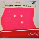 Sew Easy 6.5 Inch Twisted Square Quilt Template ERGG03.PNK Sew Easy 6.5 Inch Twisted Square Quilt Template ERGG03.PNK