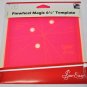 Sew Easy Pinwheel Magic 6 1/2 Inch Template ERGG05.PNK