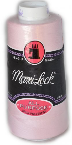 Maxi Lock All Purpose Thread Pink 3000 YD Cone MLT-051