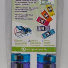 Clover Assorted Color Wonder Clips 10 Pieces 3185