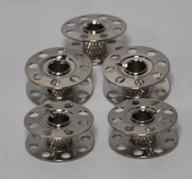 White Metal Sewing Machine Bobbin 4366