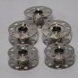 White Metal Sewing Machine Bobbin 4366