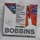 Madeira 144 Style White L Pre-Wound Embroidery Bobbins 20990115 Madeira 144 Style White L Pre-Wound Embroidery Bobbins 20990115