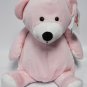 EB Embroider Pink Bear 16 Inch Embroidery Stuffed Animal