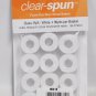 Clear Spun Polyester #90 Bobbin, 12 Pack, 15/A Class White