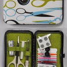 Wallet Style Sewing Kit Scissor and Button Theme Case Wallet Style Sewing Kit Scissor and Button Theme Case