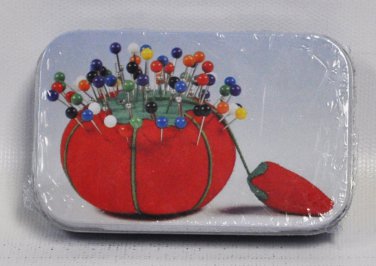 Plastic Head Pin Tin (200 pieces)