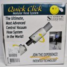 Quick Click Modular Hose System Built in Central Vacuum Hose 30 Foot Quick Click Modular Hose System Built in Central Vacuum Hose 30 Foot