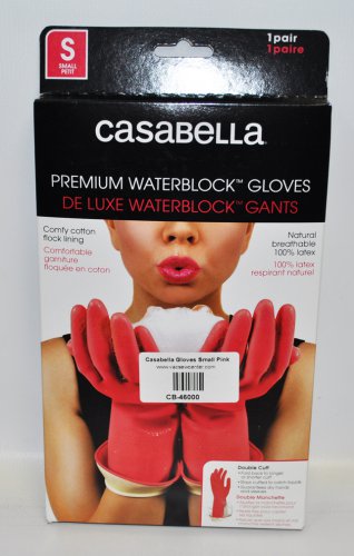 Casabella Water Block Premium Gloves Small Pink