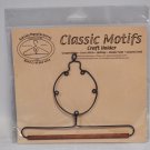 Classic Motifs 6 Inch Ball Ornament Decorative Craft Hanger